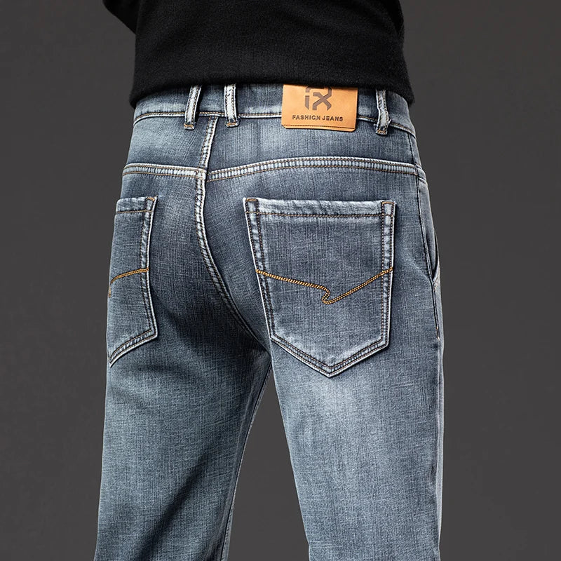 Fleece Denim Jeans