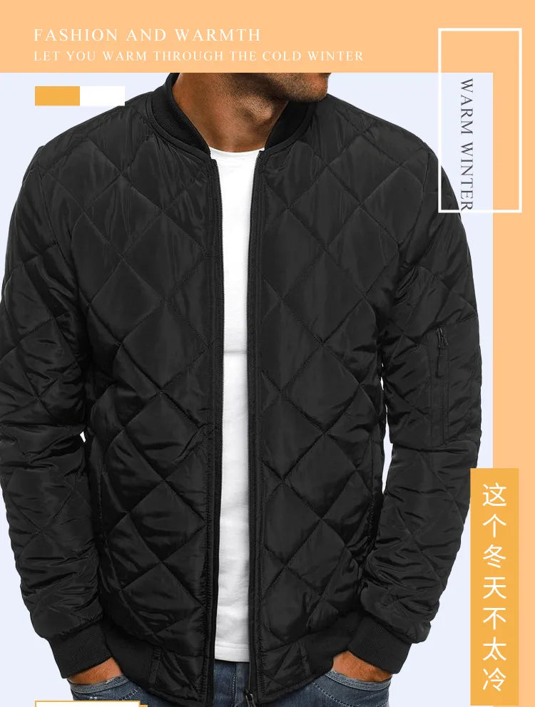 Cotton Padded Bomber Jacket