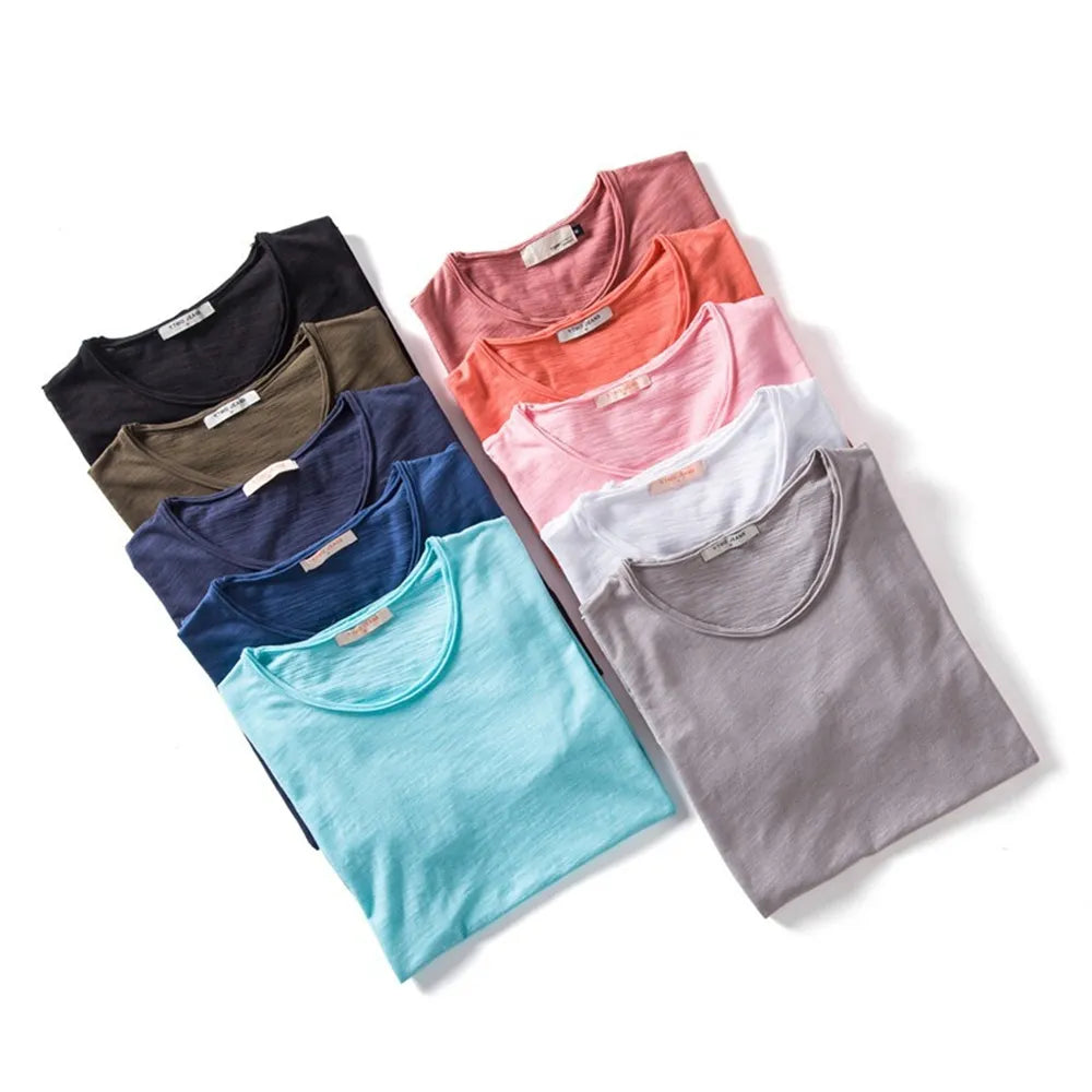 Cotton V-neck Shirt