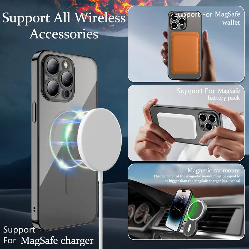 Transparent Magnetic iPhone Case