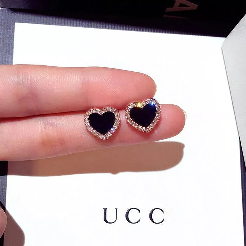 Heart Stud Earrings