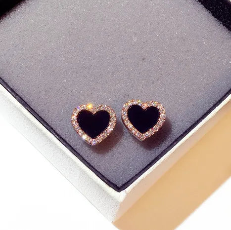 Heart Stud Earrings