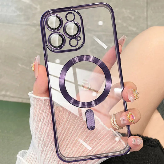 Transparent Magnetic iPhone Case