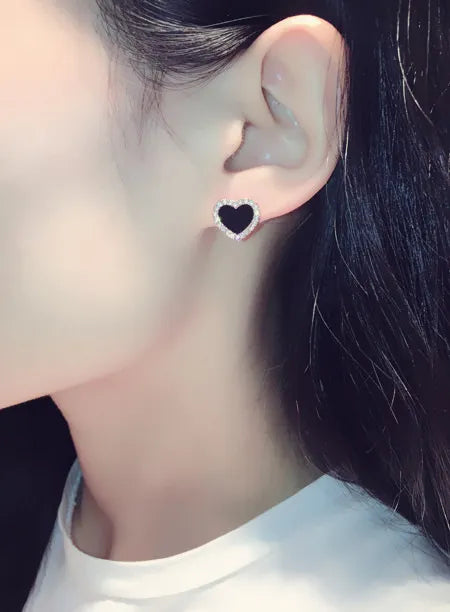 Heart Stud Earrings