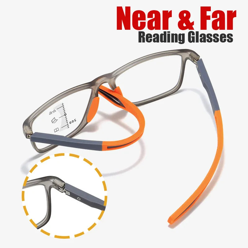 Anti-Blue Light Multifocal Reading Glasses