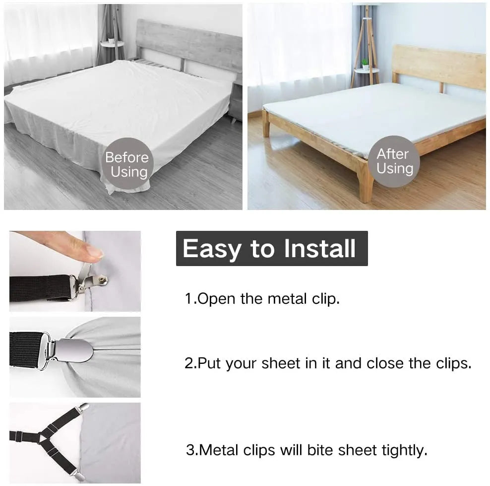 Fastener Bed Sheet Clips