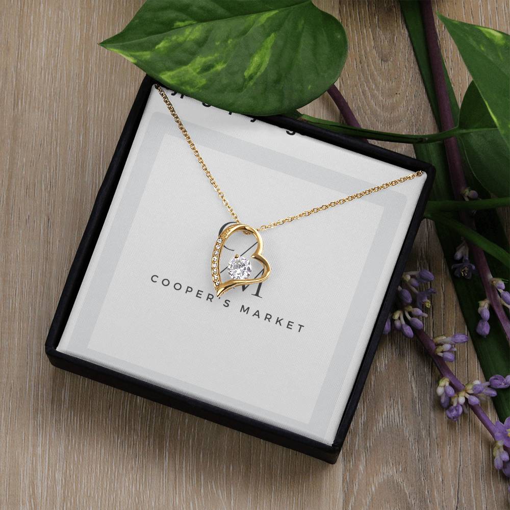 Give the Love of Your life a Elegant but Affordable Forever Love Necklace